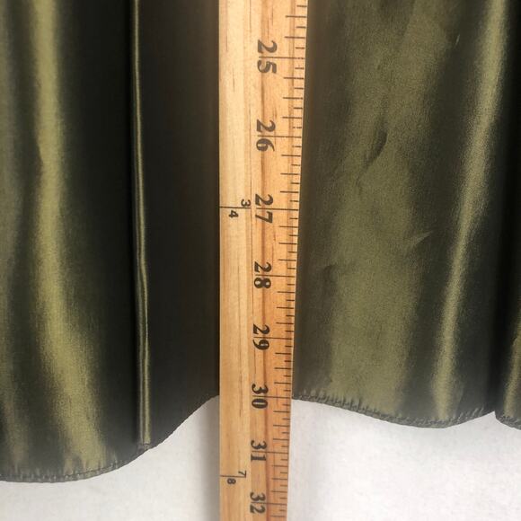 VINTAGE Nadine ‘80’s Party Dress Shiny Green Women’s SZ 4? EUC - Picture 10 of 14